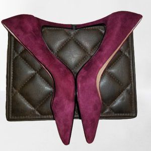 Banana Republic Magenta Suede Pumps 9M